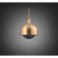Buster + Punch NFP-813166 Brass Forked Pendant / Shade / Globe / Smoked / Large / Brass Image 1