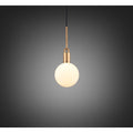 Buster + Punch NFP-823169 Brass Forked Pendant / Globe / Opal / Medium / Brass Image 1