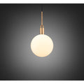 Buster + Punch NFP-823170 Brass Forked Pendant / Globe / Opal / Large / Brass Image 1