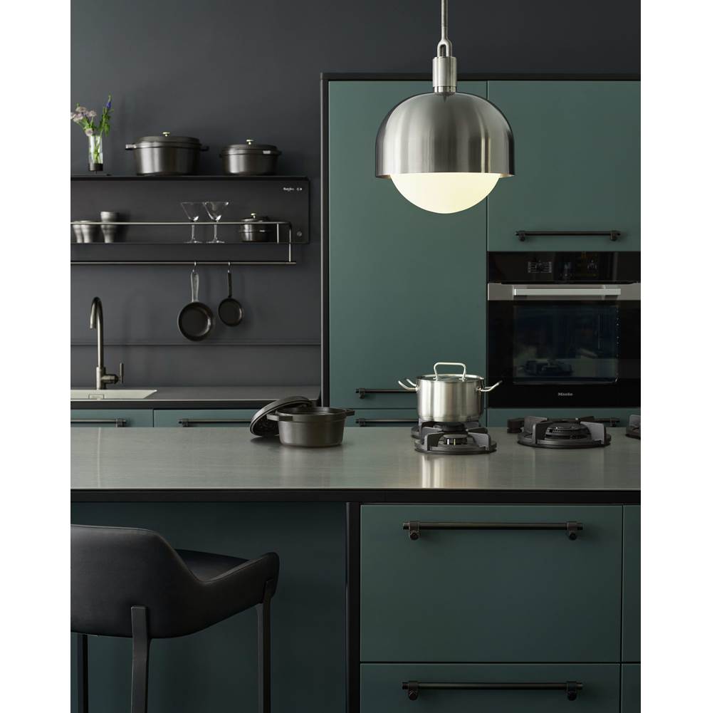 Buster + Punch NFP-833175 Steel Forked Pendant / Shade / Globe / Opal / Large / Steel Image 3