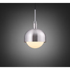 Buster + Punch NFP-833175 Steel Forked Pendant / Shade / Globe / Opal / Large / Steel Image 1