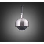 Buster + Punch NFP-833176 Steel Forked Pendant / Shade / Globe / Smoked / Large / Steel Image 1
