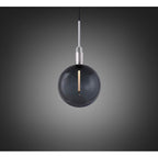 Buster + Punch NFP-853182 Steel Forked Pendant / Globe / Smoked / Large / Steel Image 1