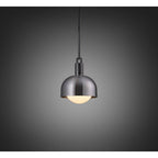 Buster + Punch NFP-863183 Gun Metal Forked Pendant / Shade / Globe / Opal / Medium / Gun Metal Image 1