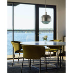 Buster + Punch NFP-863186 Gun Metal Forked Pendant / Shade / Globe / Smoked / Large / Gun Metal Image 4