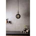 Buster + Punch NFP-883191 Gun Metal Forked Pendant / Globe / Smoked / Medium / Gun Metal Image 3
