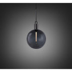 Buster + Punch NFP-883192 Gun Metal Forked Pendant / Globe / Smoked / Large / Gun Metal Image 1
