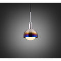 Buster + Punch NFP-893193 Burnt Steel Forked Pendant / Shade / Globe / Opal / Medium / Burnt Steel Image 1