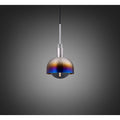 Buster + Punch NFP-893194 Burnt Steel Forked Pendant / Shade / Globe / Smoked / Medium / Burnt Steel Image 1