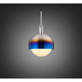 Buster + Punch NFP-893195 Burnt Steel Forked Pendant / Shade / Globe / Opal / Large / Burnt Steel Image 1