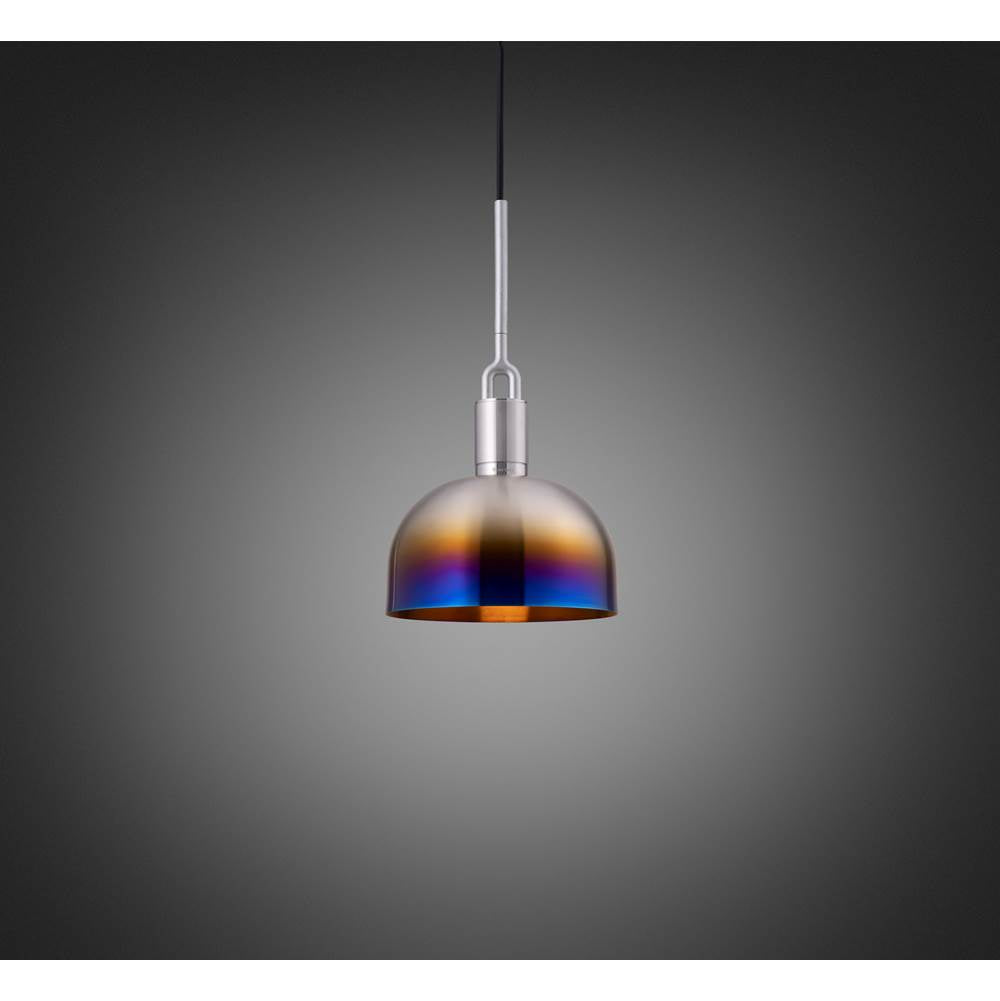 Buster + Punch NFP-893197 Burnt Steel Forked Pendant / Shade / Medium / Burnt Steel Image 1
