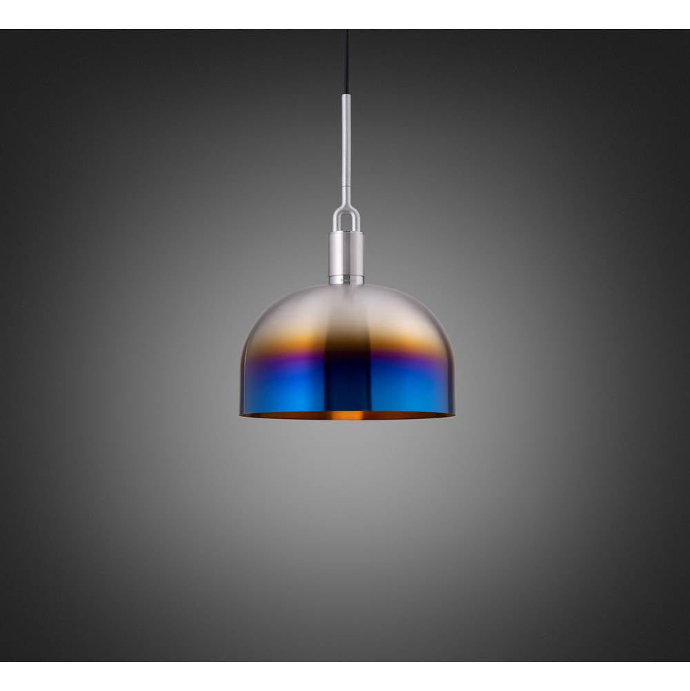 Buster + Punch NFP-893198 Burnt Steel Forked Pendant / Shade / Large / Burnt Steel Image 1