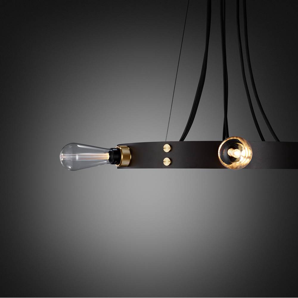 Buster + Punch NHE-182184 Brass Hero Light / Graphite / Brass - 30'' Image 6