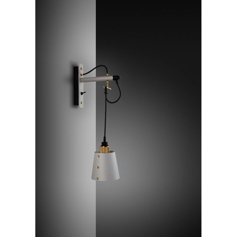 Buster + Punch NHW-25517 Brass Hooked Wall / Small / Stone / Brass Image 1