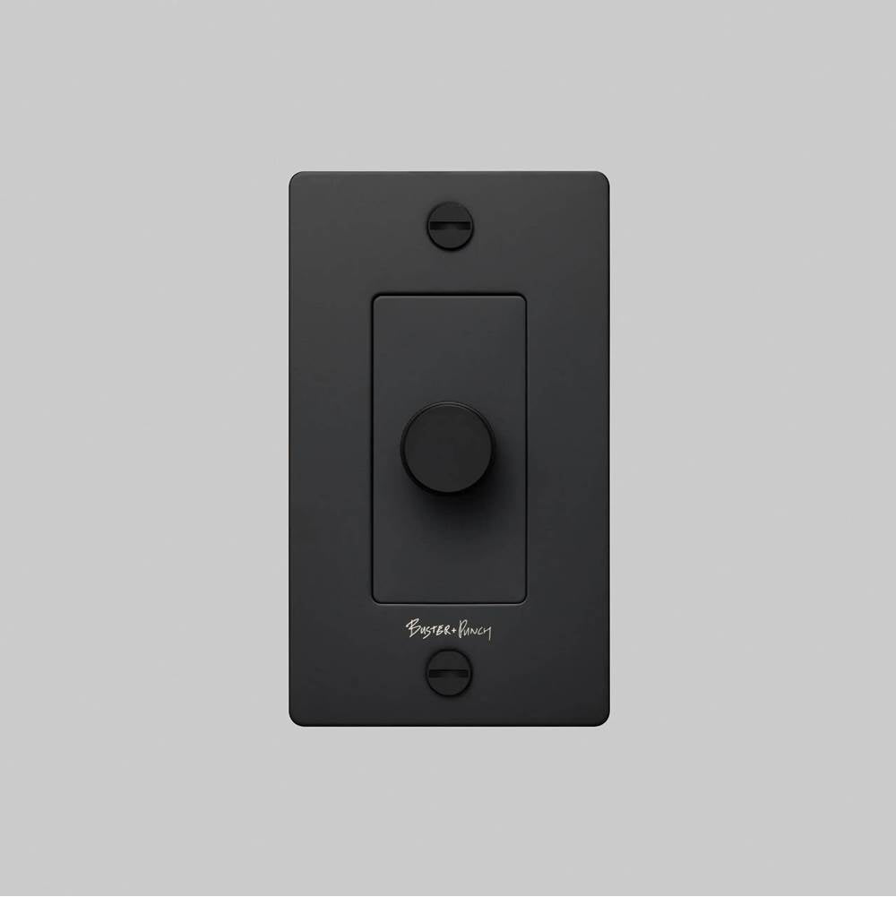 Buster + Punch NDK-023414 Black 1g Incandescent Dimmer Switch / With Logo / Black Image 5