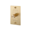 Buster + Punch NDK-053800 Brass 1g Incandescent Dimmer Switch / Without Logo / Brass Image 1