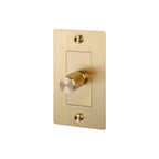 Buster + Punch NDK-053800 Brass 1g Incandescent Dimmer Switch / Without Logo / Brass Image 1