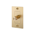 Buster + Punch  1g Incandescent Dimmer Switch / Without Logo / Brass