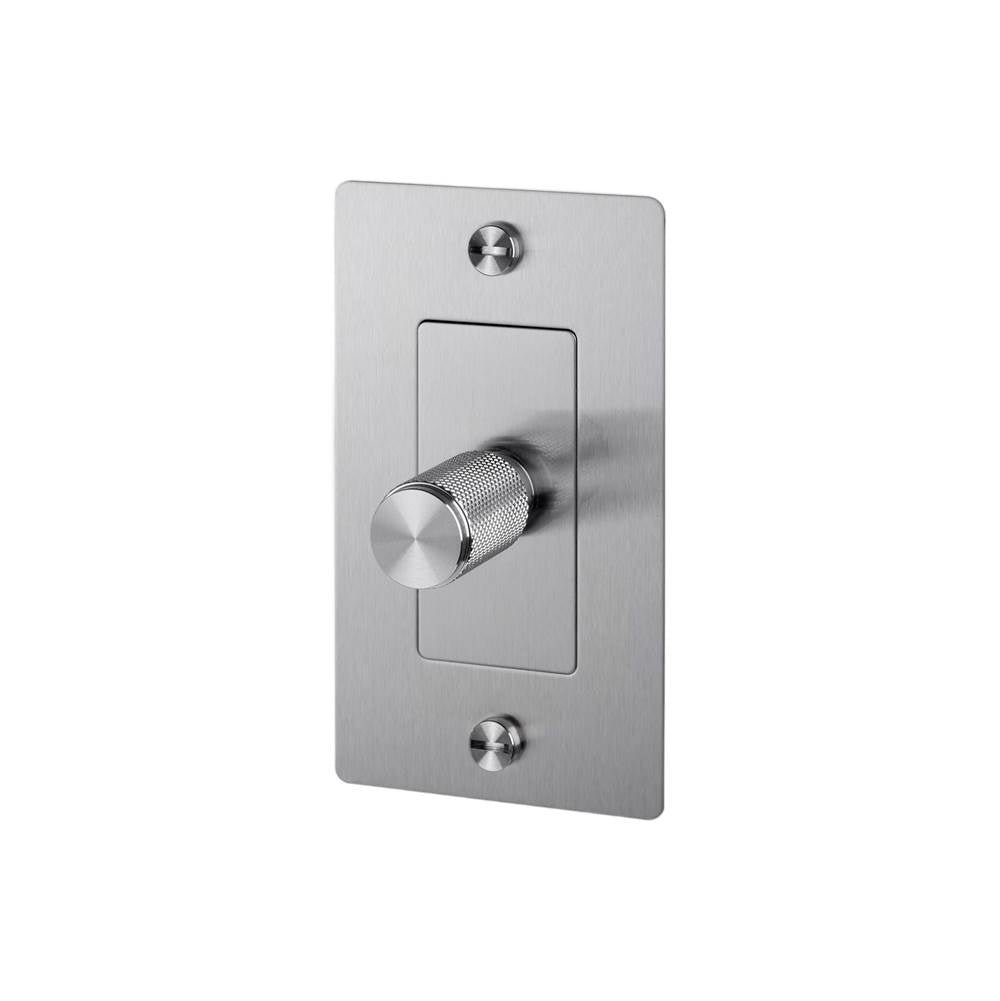 Buster + Punch NDK-073798 Steel 1g Incandescent Dimmer Switch / Without Logo / Steel Image 1