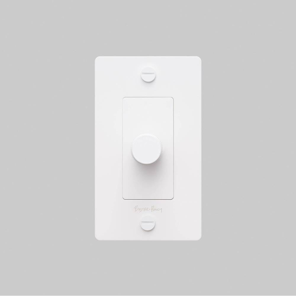 Buster + Punch NDK-143418 White 1g Incandescent Dimmer Switch / With Logo / White Image 5