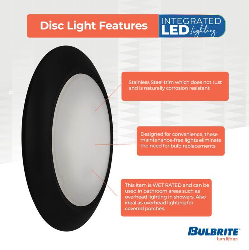 Bulbrite 773278 Black Fixtures: Recessed: Canless - Disc Image 7