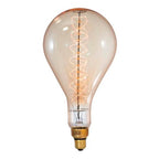 Bulbrite 137101 Antique 60w Pear Shaped Grand Nostalgic Spiral E26 120v Image 1