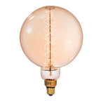 Bulbrite 137401 Antique 60w Globe Shaped Grand Nostalgic Spiral E26 120v Image 1