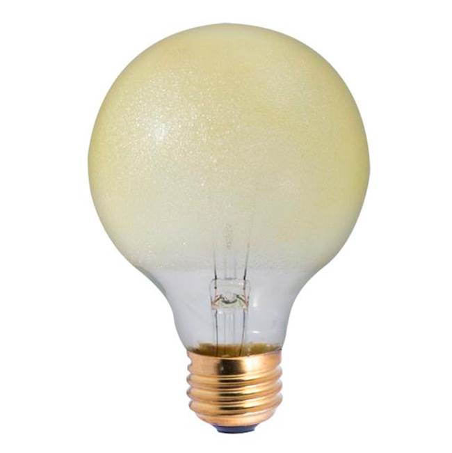 Bulbrite  40w G25 Amber Ice E26 120v
