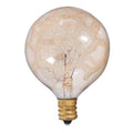 Bulbrite  25w G16 Amber Marble E12 120v