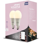 Bulbrite  Smart Led Wifi Bulb 8w A19 White Light 60w Equivalent 2pk