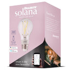 Bulbrite  Smart Led Wifi Bulb 5.5w A19 White Light Clear 40w Equivalent 1pk