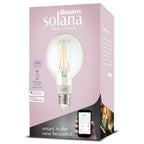 Bulbrite  Smart Led Wifi Bulb 5.5w G25 White Light Clear 60w Equivalent 1pk