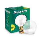 Bulbrite  40w G25 Globe Clear E26 120v