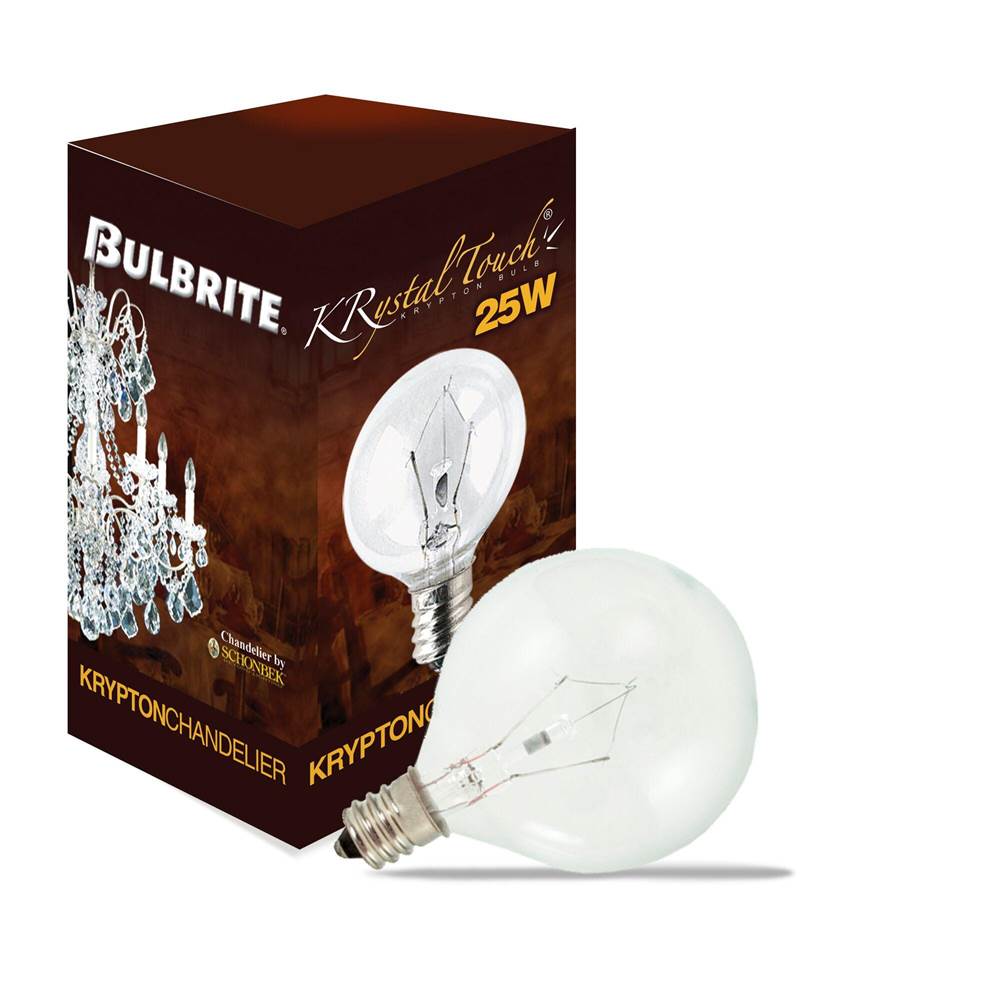 Bulbrite  25w G16 Krypton Clear E12 120v