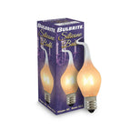 Bulbrite  6w S6 Silicone Flame E12 120v