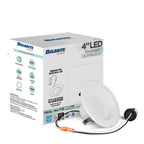 Bulbrite  12w Led 4'' High Lumen 5cct Downlight Retrofit Smooth White Round Dimmable 90cri 120v