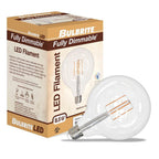 Bulbrite  8.5w Led G40 3000k Filament Fully Compatible Dimming