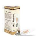 Bulbrite  4w Led Prism 3000k Filament E12 Fully Compatible Dimming