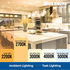 Bulbrite 776838  2.5w Led G16 2700k Filament Half White E12 Fully Compatible Dimming Image 8