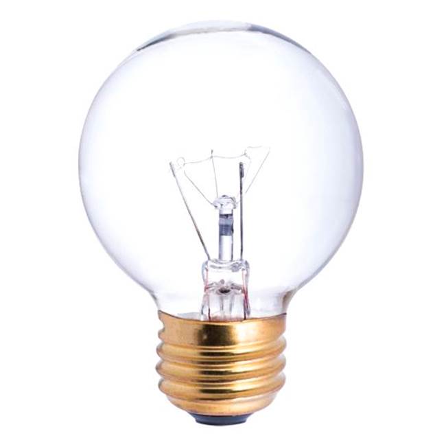 Bulbrite 311225 Clear 25w G16 Globe Clear E26 125v Image 1