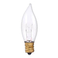 Bulbrite  15w Ca8 Flame Clear E12 120v