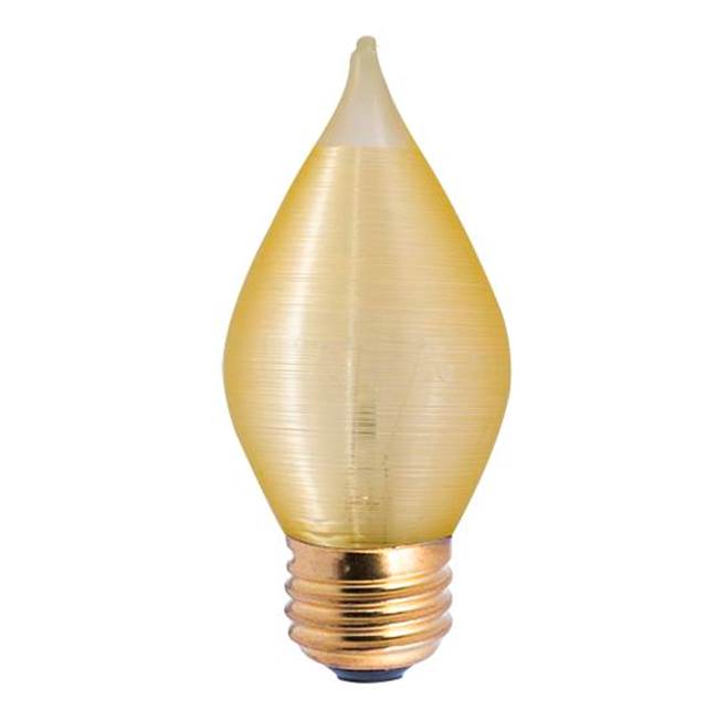 Bulbrite  40w C15 Spunlite Amber E26 130v