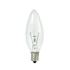 Bulbrite 460020 Clear 25w B8 Krypton Torpedo Clear 25mm E12 120v Image 1