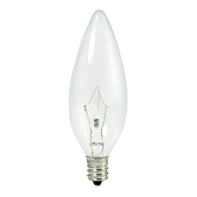 Bulbrite  25w B10 Krypton Torpedo Clear E12 120v