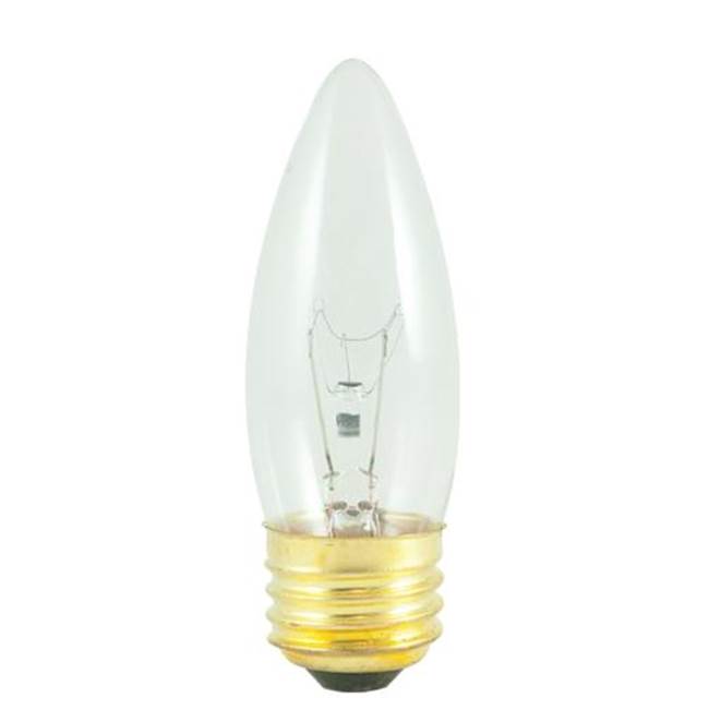Bulbrite 495040 Clear 40w B10 Torpedo Clear E26 120v Image 1
