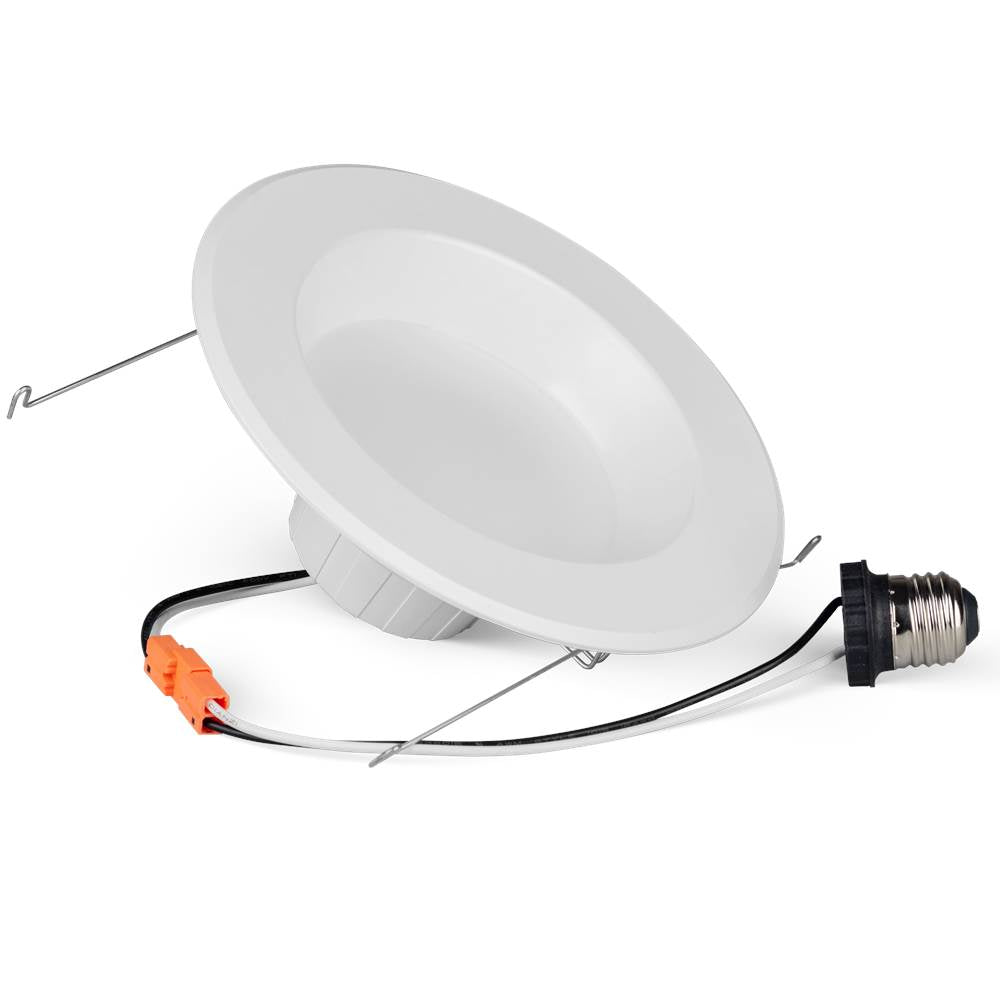 Bulbrite 773191  14w Led 5/6'' 5cct Retrofit Smooth White Round Dimmable 90cri 120v Image 1