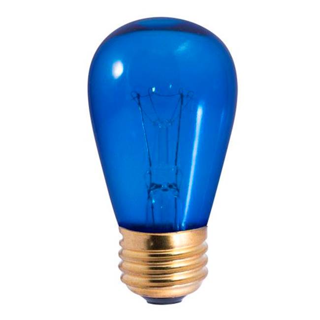 Bulbrite  11w S14 Sign Transparent Blue E26 130v