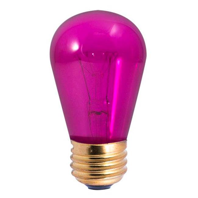 Bulbrite  11w S14 Sign Transparent Purple E26 130v