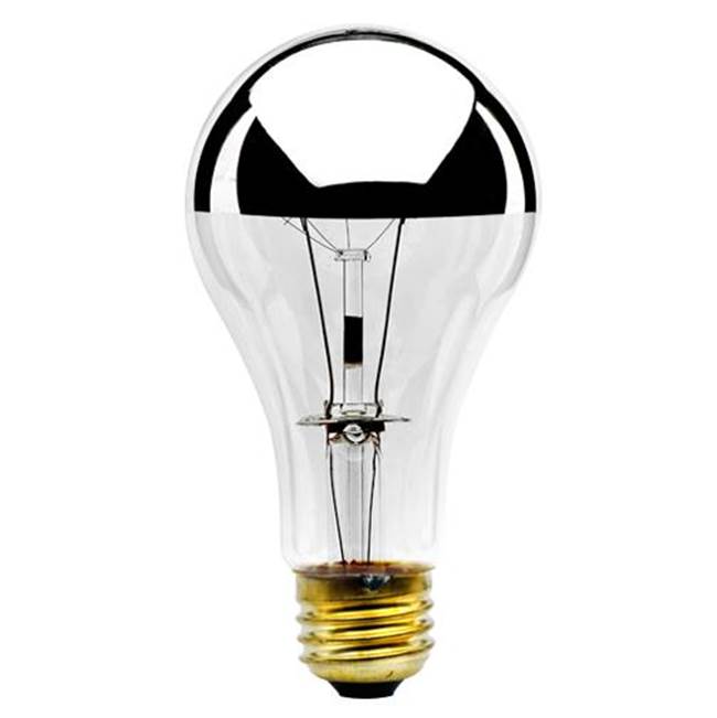 Bulbrite 712110 Half Chrome 100w A21 Half Chrome E26 120v Image 1