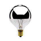 Bulbrite 712312 Half Chrome 25w G16 Half Mirror E12 120v Image 1